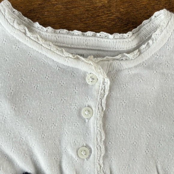 Osh Kosh Baby Navy Twill Jumper Dress with Whale Print and Henley style Onesie - Picture 8 of 9